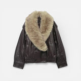 Auremae | Veste Ample en Similicuir Femme