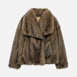 Auremae | Veste Chaude en Fausse Fourrure Femme