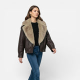 Auremae | Veste Ample en Similicuir Femme