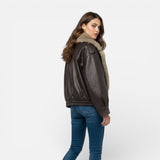 Auremae | Veste Ample en Similicuir Femme