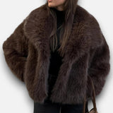 Auremae | Manteau Épais en Fausse Fourrure Femme