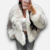 Auremae | Manteau Épais en Fausse Fourrure Femme