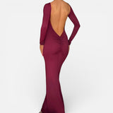 Auremae | Robe Maxi Dos Nu Ajustée Femme