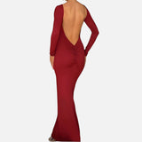 Auremae | Robe Maxi Dos Nu Ajustée Femme